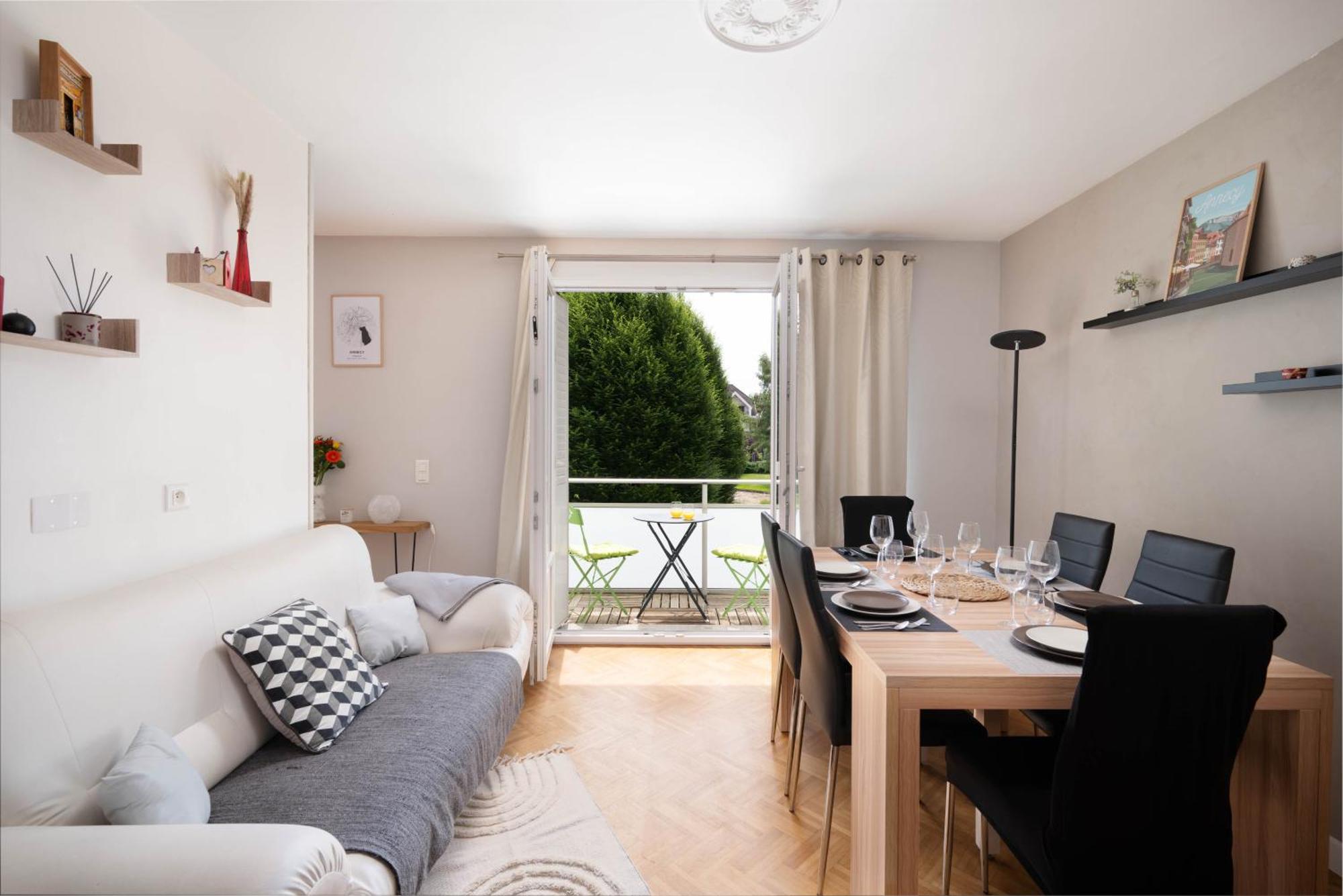 Appartement Cosy 6 Pers Pres Du Lac Avec Garage Анси Екстериор снимка