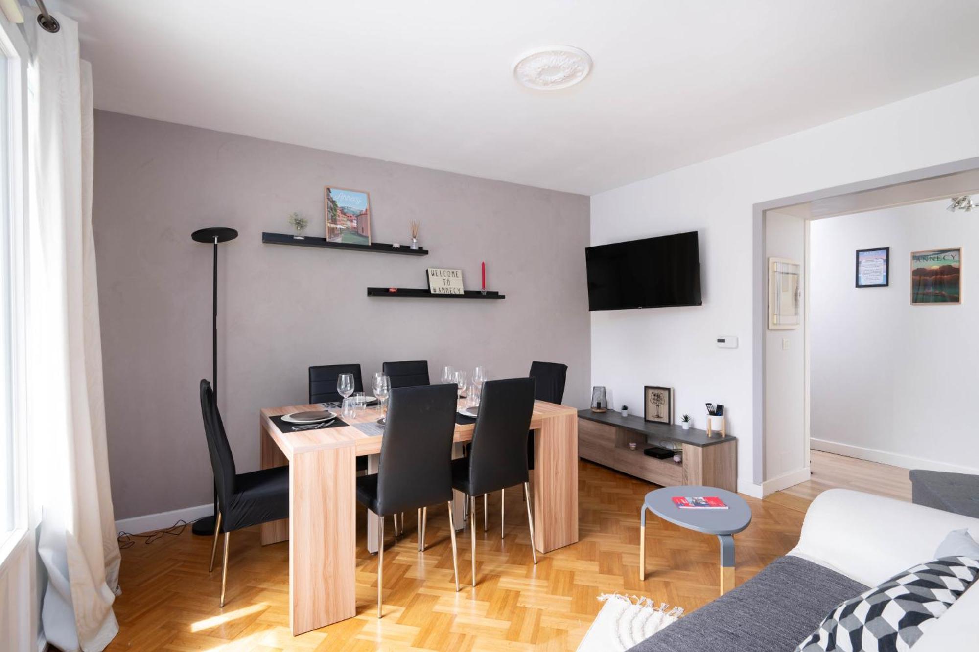 Appartement Cosy 6 Pers Pres Du Lac Avec Garage Анси Екстериор снимка